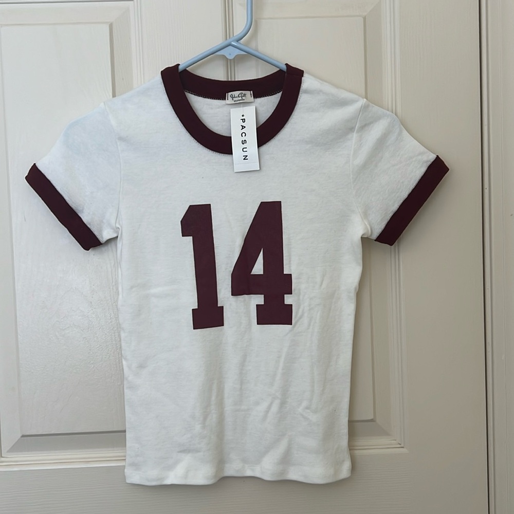 Brandy Melville Maroon Red 14 Baby Top
